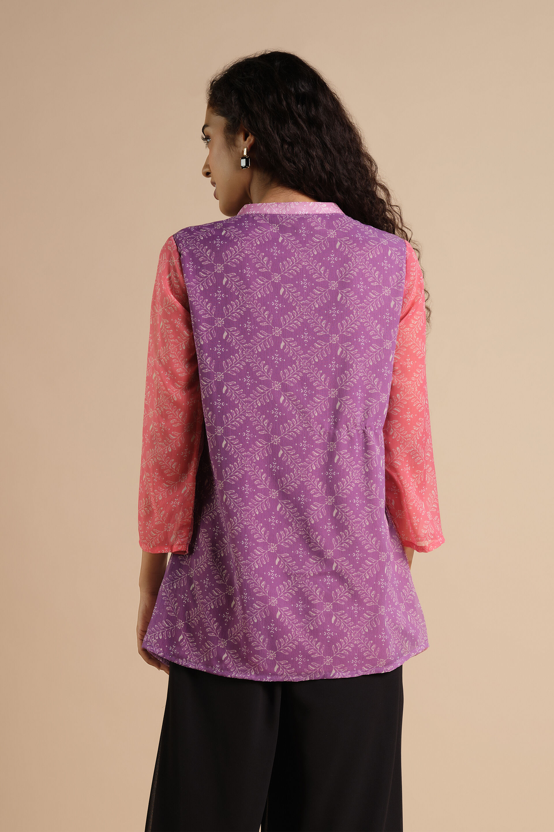 Sunset Noor Top, Lilac, image 5